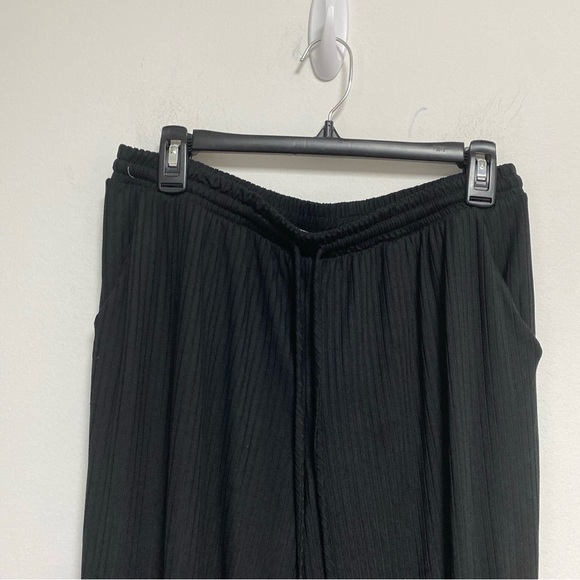 Green Envelope 2 Piece Long Ribbed Duster and Pants Size Large - Picture 6 of 9